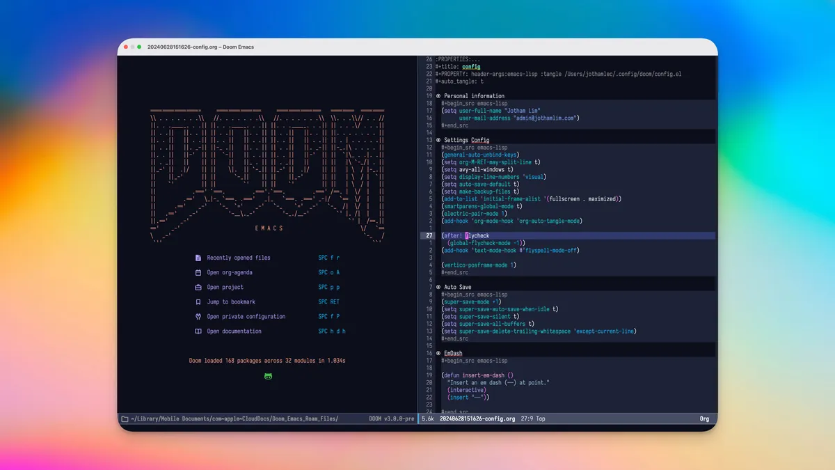 Doom Emacs A Text Editing Playground I didn't Know I Needed